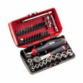 USAG 609 1/4 EAX Assortimento in cassetta bimateriale bussole X-Grip e inserti 38 pz