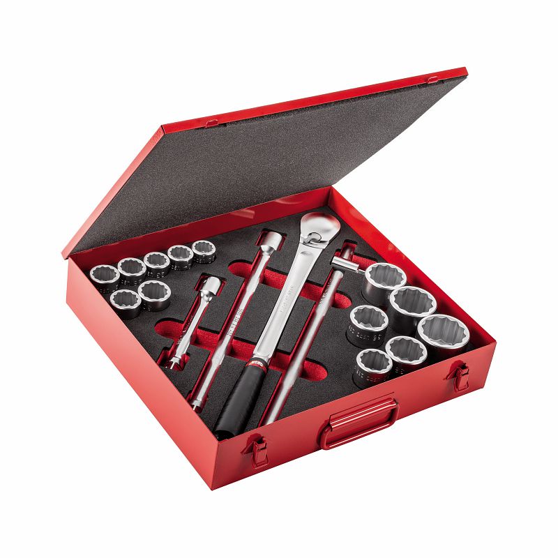 USAG 612 3/4 B assortimento bussole poligonali 17 pz
